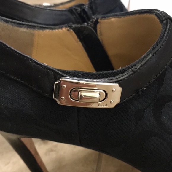 Coach Ankle Boots, Sz 7.5 - Picture 2 of 7